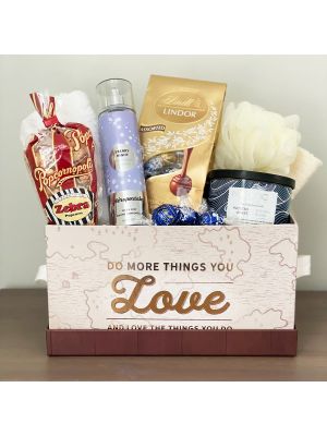 Sweet Night Spa Gift Basket