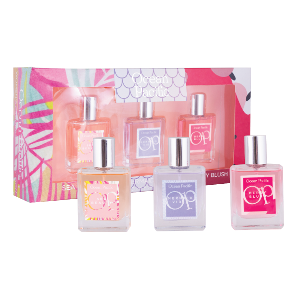 Op Women's Eau de Parfum Coffret (Sea Beauty, Mermaid Vibes, Berry Bush)